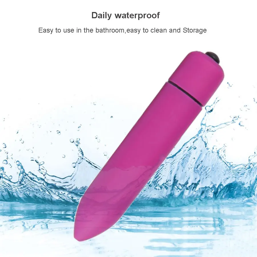 Мощный вибратор в форме пули вибрирующий яйца для точки G Стимулятор клитора