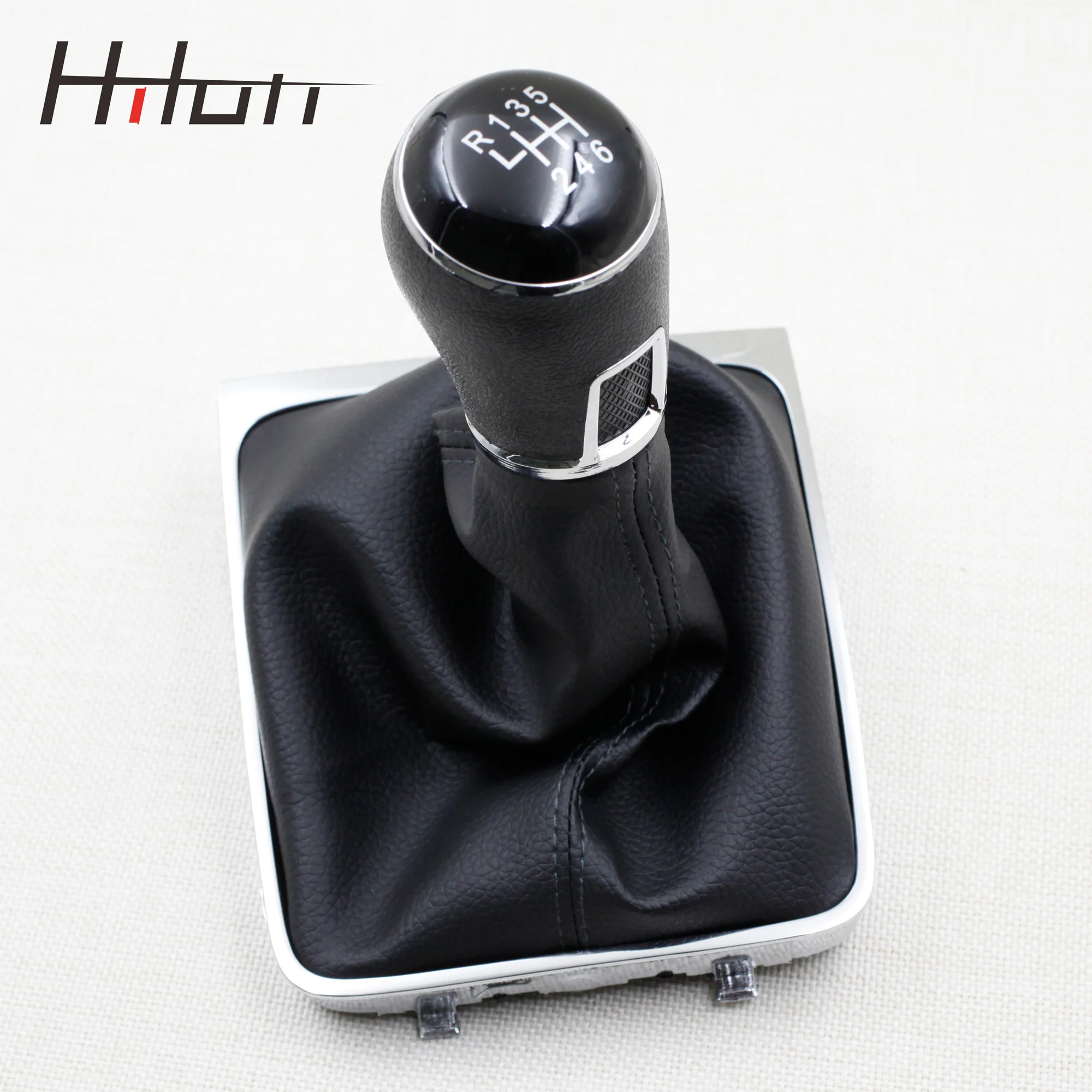 

For Volkswagen VW Passat B7 2011 2012 2013 2014 2015 New 5 / 6speed Car Gear Shift Knob With Black Leather Boot 3AA711113A