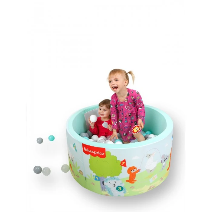 Сухой бассейн &quotFisher Price. Учим цифры с друзьями на отдыхе&quot 1 м высота 40 см + 200