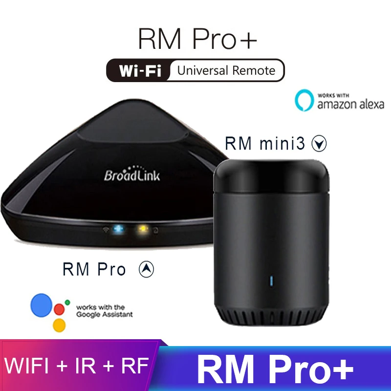 

Broadlink RM Pro+ RM33 RM mini3 Smart Home Controller WIFI+IR+RF+4G Universal Automation Remote Control for iOS Android
