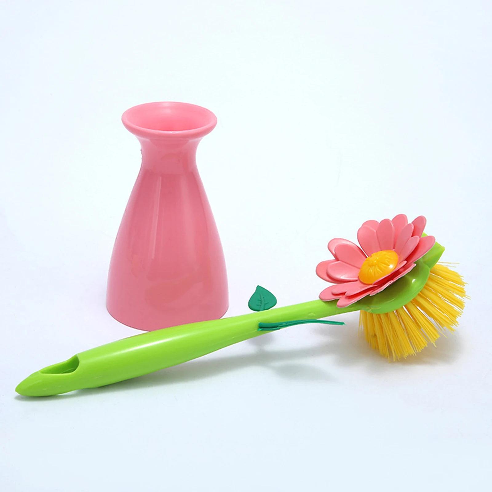 1 шт. Кухня Ванная комната съемной ручкой щетка для бутылки Чаша Блюдо горшок