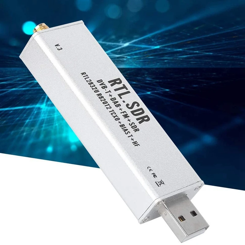 Полнодиапазонный приемник система радиосвязи SDR 0 1 МГц ‑ 7 ГГц для XP / Win10 An-Droi |