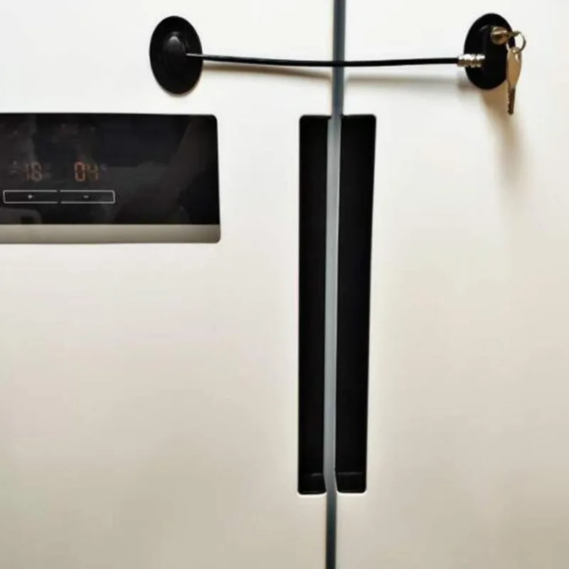 

Alloy Baby Child Safety Lock Window Refrigerator Opening Security Cable Door Lock For Kids Safety Protector Protection
