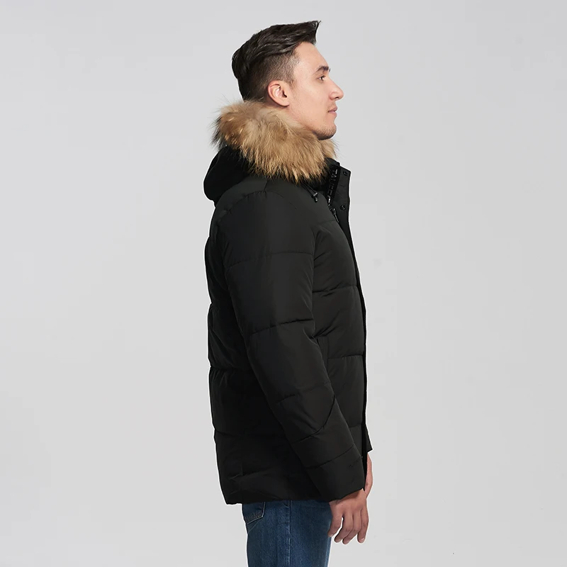 2020 Парка Зимняя Мужская Пальто Мужское Зимнее Хлопковое Черная Куртка Длинная