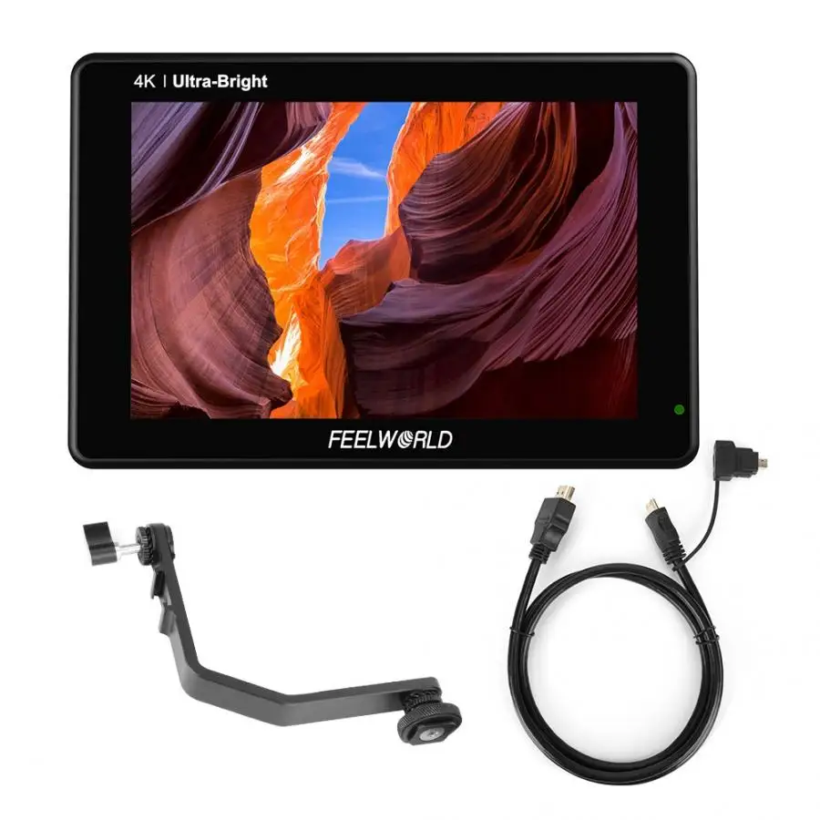 FEELWORLD Baby Care LUT7S 7 дюймов 2200 нит 3D LUT сенсорный экран полевой монитор 3G SDI 4K Full High