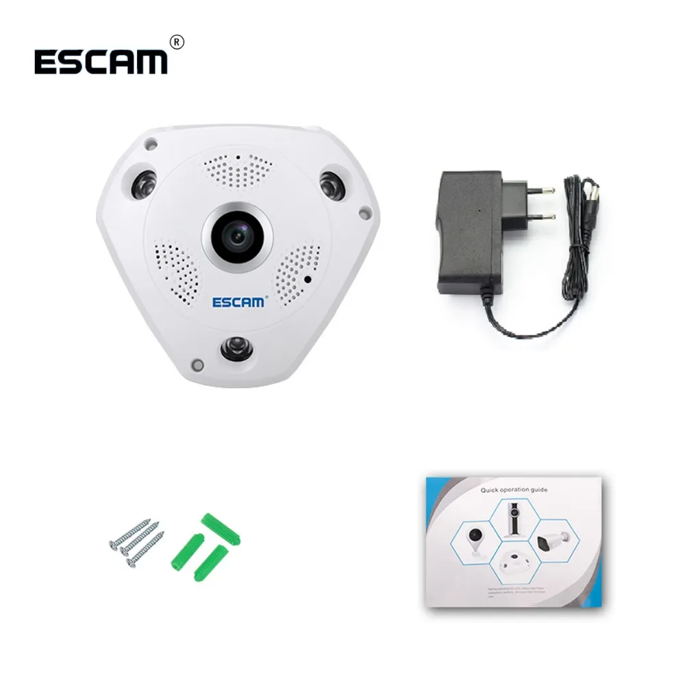Сетевая Wi-Fi камера ESCAM Shark QP180 960P 1 44 мм | Безопасность и защита