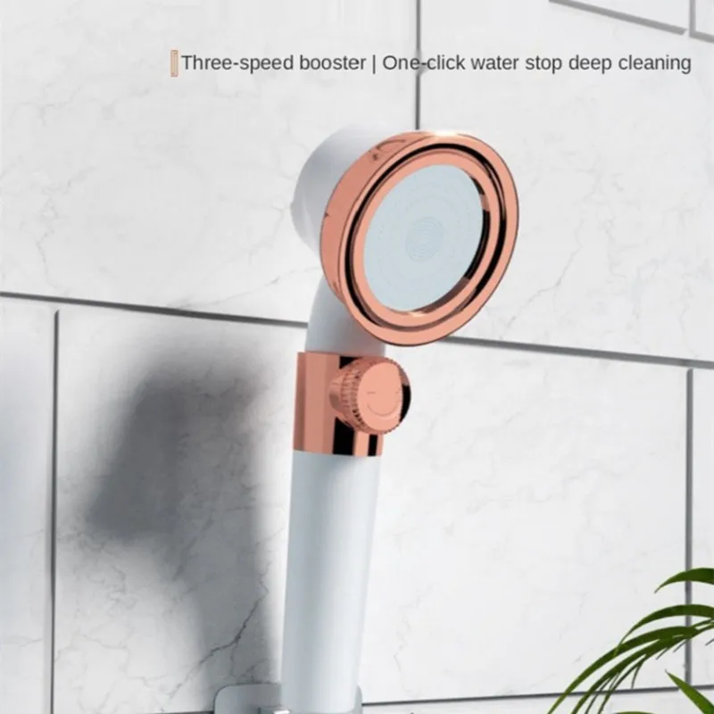 

Насадка для душа под давлением, 3 режима, экономия воды, пульсовый распылитель, ручная Регулируемая Лейка с одной кнопкой, Набор насадок для ...