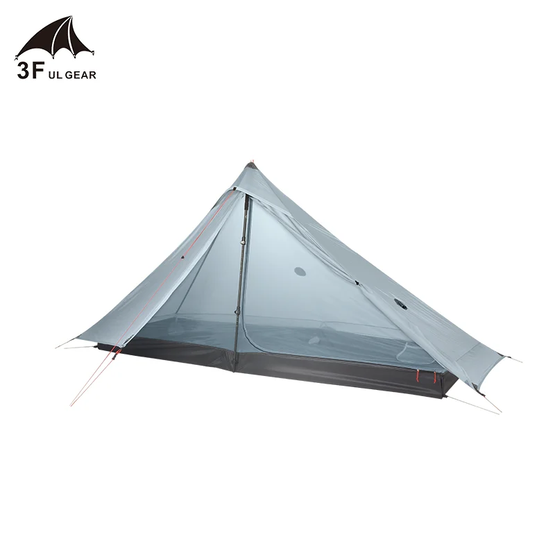 3F UL Gear Lanshan1 15D 1PSingle 3/4 сезон ультра светильник Большой Космический тент 2 стороннее