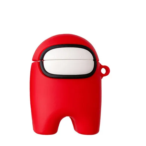 

Hot Game Among Us Casual Games PVP Earphone Case for Airpods 1 2 Pro Wireless Bluetooth Headset Headphone Cover Fundas Keychain