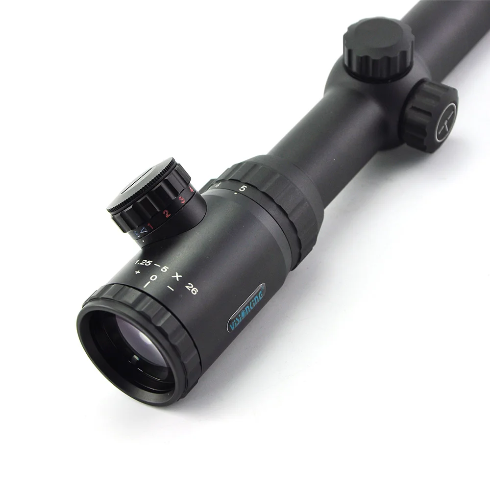 Visionking 1 25 5x26 водонепроницаемый прицел охотничий с полным многослойным покрытием