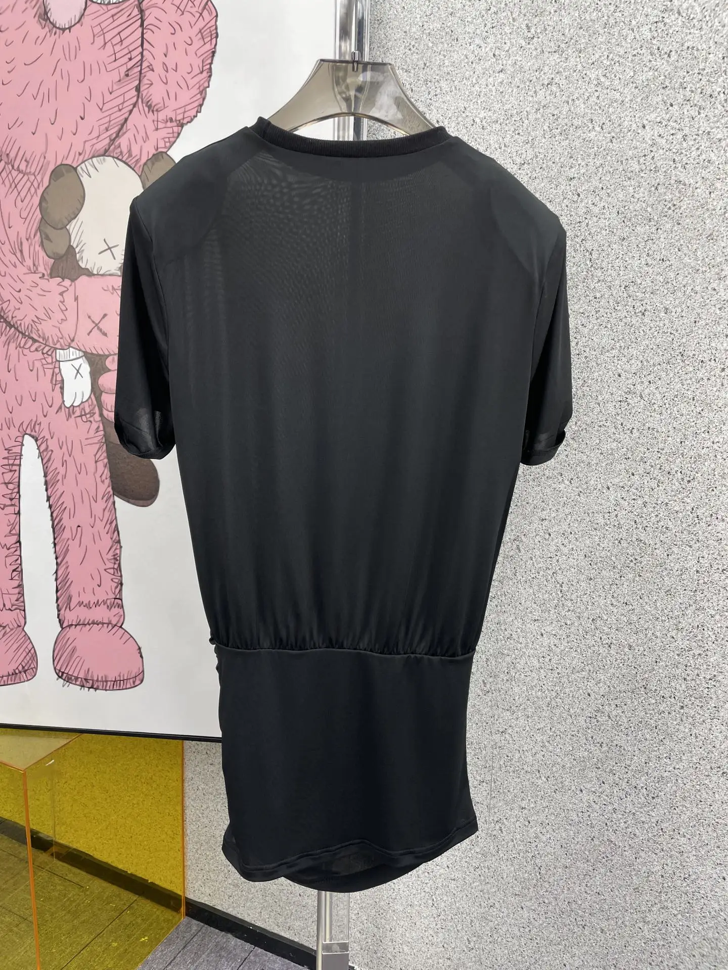 

new ladies fashion 2021 short sleeve round neck bag hip slim dress 0313