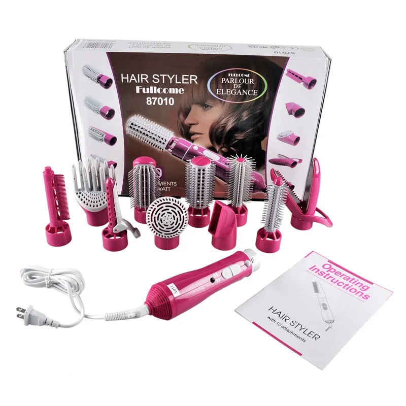 

10 in 1 One-Step Hair Dryer Electric&Volumizer Hot Air Brush Straightening and Curling Hair Tools Multifunctional Styling Tool