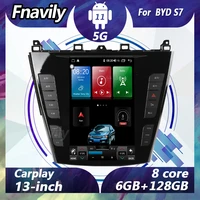 fnavily 13 android 11 car radio for byd s7 video dvd player stereos car audio navigation gps bt dsp 5g wifi 2003 2019