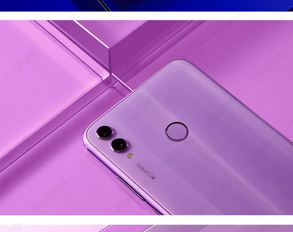 Мобильный телефон HONOR 8X с глобальной прошивкой, 4 ГБ, 64 ГБ, Восьмиядерный процессор Kirin 710, 6,5 дюймов, Android 9,0, 3750 мА/ч, сканер отпечатков пальцев, 20 МП