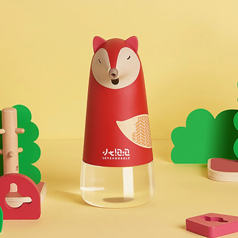 Автоматический дозатор пены с датчиком Xiaomi Sevenbubble Интеллектуальный дозатор жидкого детского мыла с картинками для рукомытья.