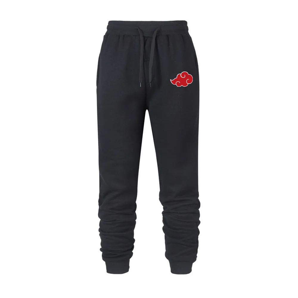 

Men Joggers Casual Pants Anime Akatsuki Cloud Symbols Print Fitness Men Sportswear Tracksuit Bottoms Sweatpants Trousers Pants