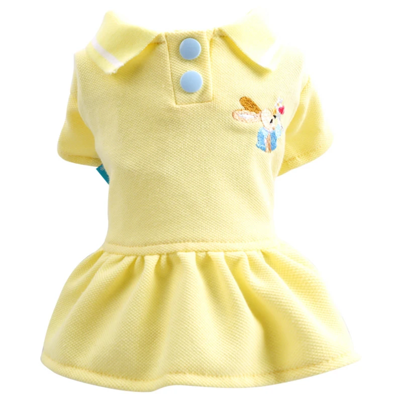 Костюм для домашних животных Повседневная рубашка-поло одежда на весну и лето