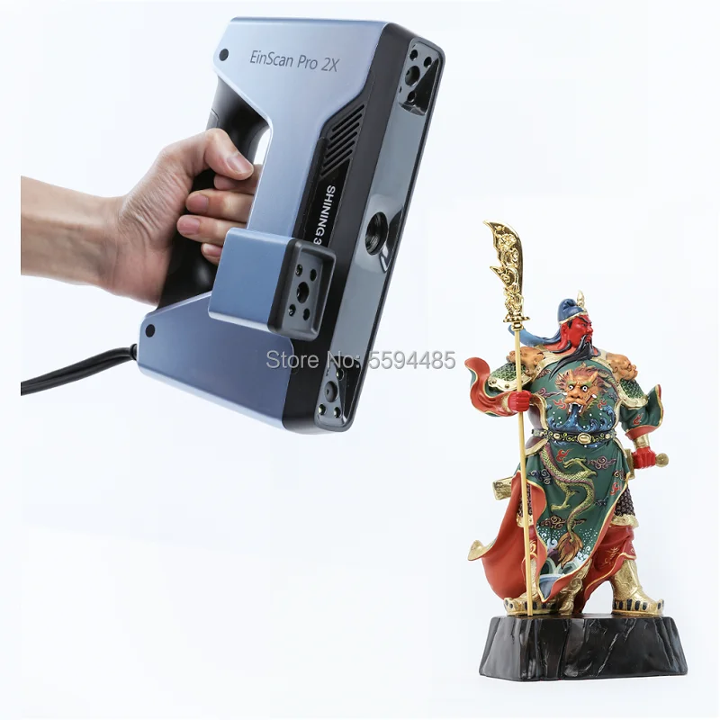 Цена агента Einscan Pro 2x 3d промышленный сканер для маршрутизатора с ЧПУ | Компьютеры и