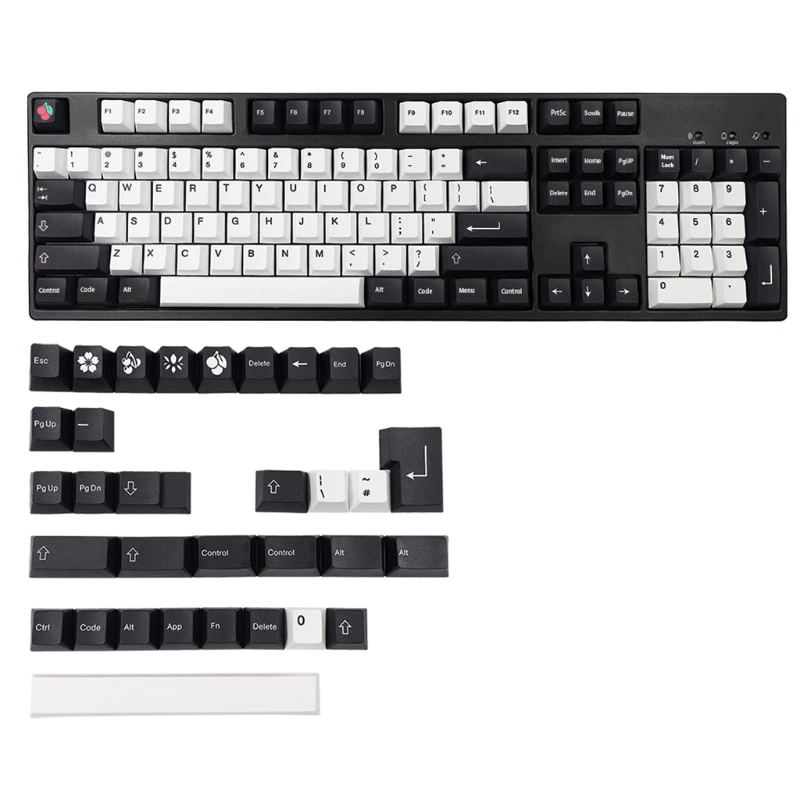 

Пользовательские клавиши PBT Cherry Profile, красящие клавиши Sub для переключателей Mx Gk61 64 68 96 108 Corsair Strafe K65 K70 G710 137 Key