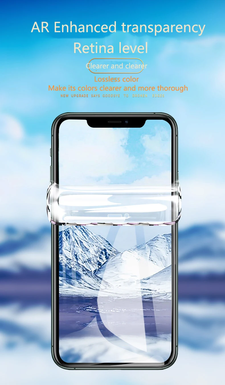 14ProMax Screen Protector For IPhone 12 Mini 13ProMax Hydrogel Film 12ProMax 12Pro 13Pro 11ProMax HD Soft Protective X XR XS MAX