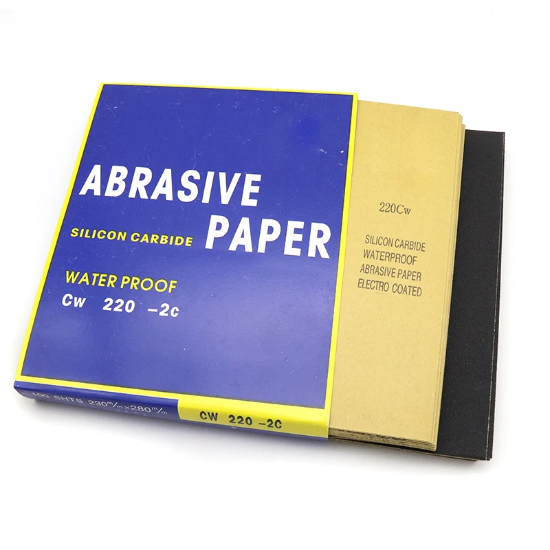 URANN 1Pcs Grit 60-2000 Waterproof Sanding paper Polishing Sanding Wet/dry Abrasive Sandpaper Paper Sheets Surface Finishing