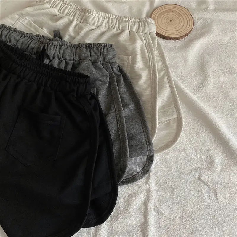 

Shorts Womens Summer High Waist Workout Loose Korean Style Leisure Drawstring Bodybuilding Streetweas Fashion Daily Soft Soft