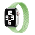 Эластичный тканевый ремешок для Apple watch, тонкий, Плетеный, для Apple watch band 44 мм, 40 мм, 42 мм, 38 мм, 42 мм, iWatch Series 6, 5, 4, 3, se