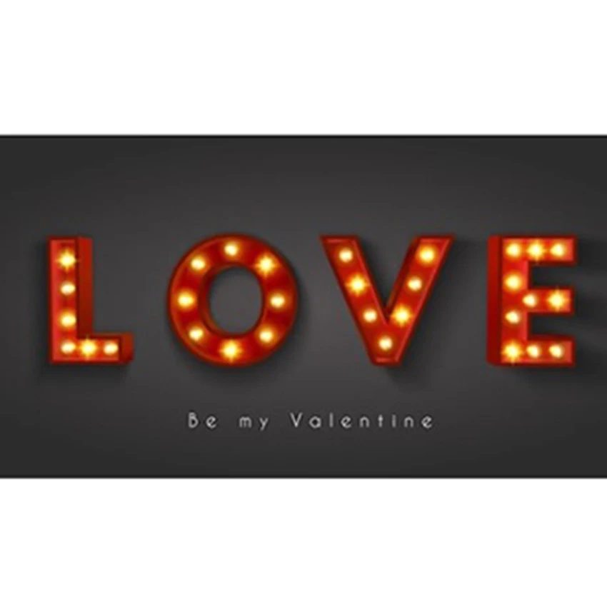 Флаг с сердечками на День святого Валентина 5x3 футов 100% полиэстер люверсами