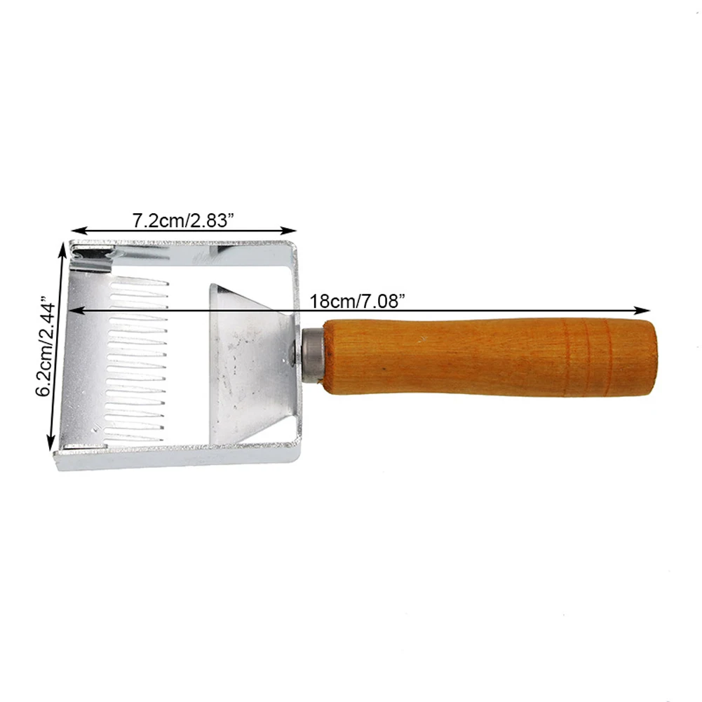

Stainless Steel Bee Hive Uncapping Honey Fork Scraper Shovel Beekeeping Tool