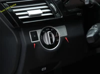 lapetus for mercedes benz e class sedan w212 2011 2015 metal 2 model head light lamp switch button molding garnish cover trim