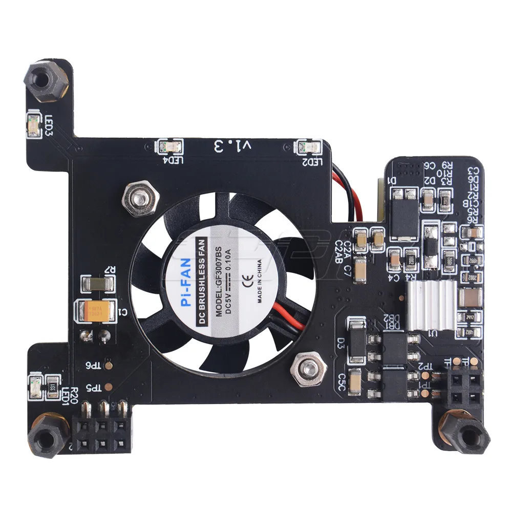 Модуль Raspberry Pi PoE HAT 52Pi с изолированной платформой расширения Power-Over-Ethernet