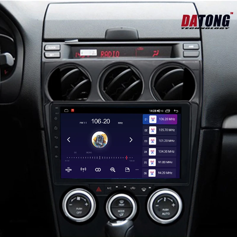 DATONG Android 10 0 Автомобильный мультимедийный радио плеер для Mazda 6 2004 2005 2006 2007 2008 2009 2010