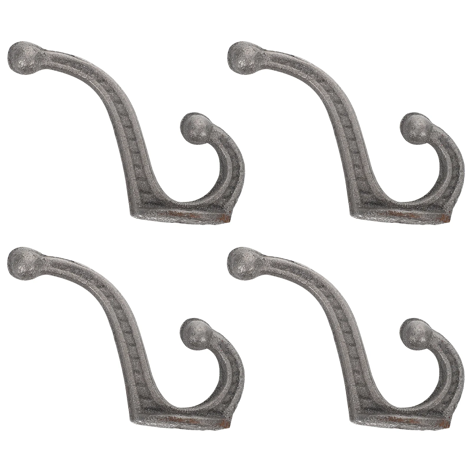 

4pcs Multi-purpose Hooks Garage Wall Storage Hooks Coat Umbrella Hanging Hooks