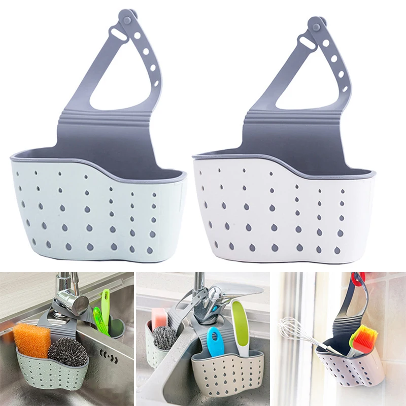 

Decorative Kitchen Supplies Storage Hanging Basket Organizer Drain Rack Holder
