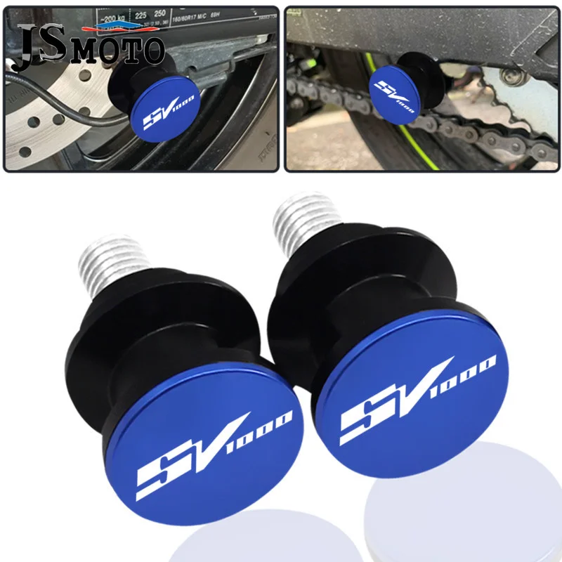 

NEW Motorcycle Swingarm Slider Spools For SUZUKI SV1000 SV1000S SV 1000 1000S sv1000 2019-2020 M8 Stand Screws Protector sliders