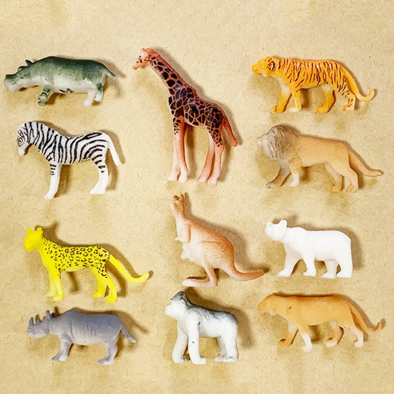 Фигурки животных игрушка сделай сам каракули для творчества красок рисования