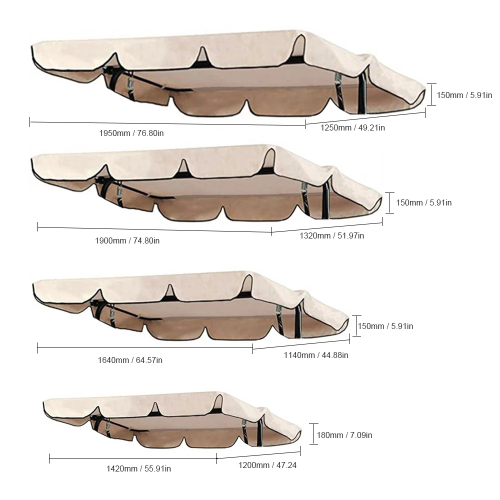 Водонепроницаемый чехол для качели уличный навес качелей стула тент кемпинга на