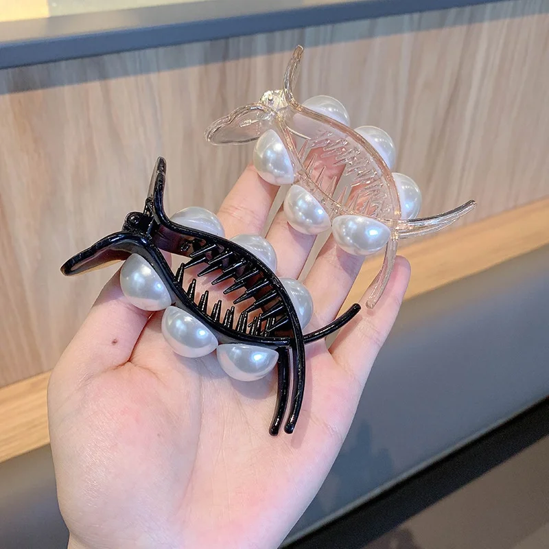 

Женская заколка для волос с жемчугом, 1 шт.