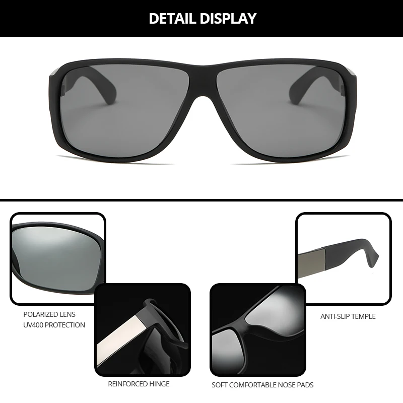 Pro Acme фирменный дизайн поляризационные солнцезащитные очки мужские оттенки