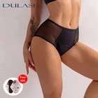 Менструальные трусики, сексуальное женское менструальное нижнее белье с высокой талией, четырехслойные непротекающие физиологические трусы, рекомендуется, дропшиппинг