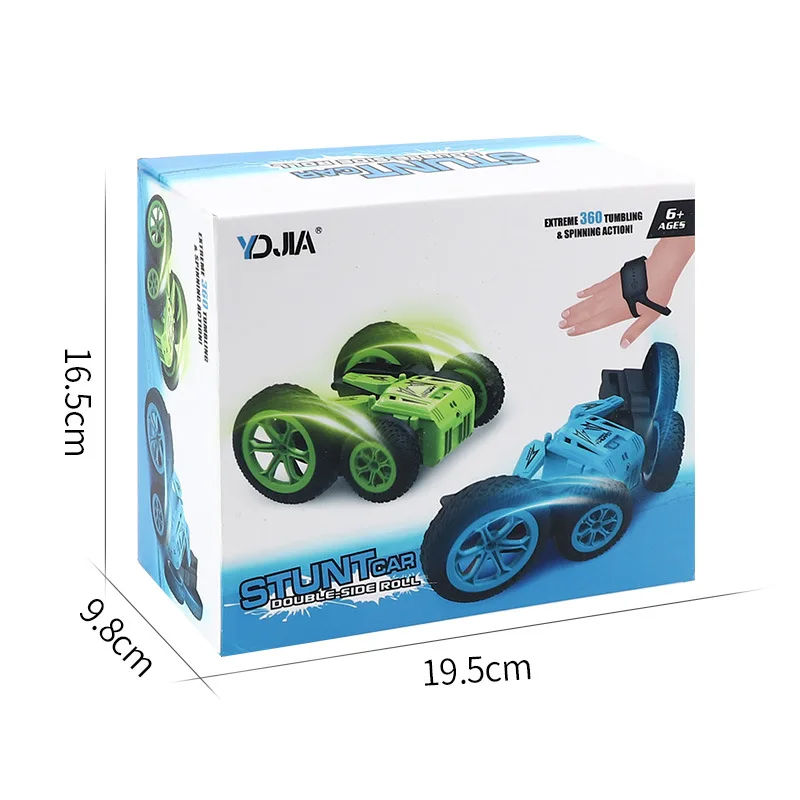 

2.4G Double-Sided RC Finger Remote Control Children's Toy Dancing Colorful Light 360 Rotating Kids Stunt Fancy Toy For Gift