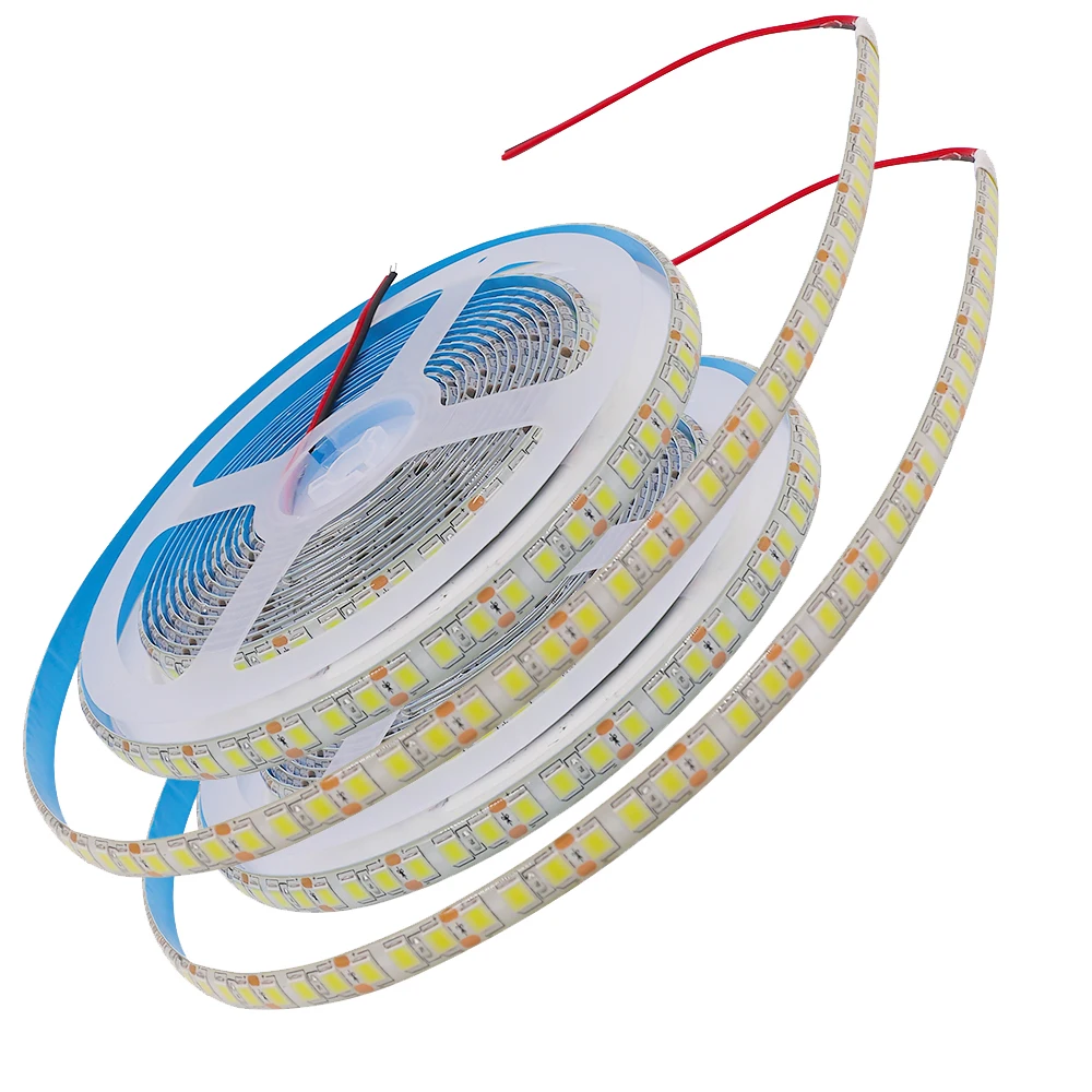 5 м RGB светильник DC12V 2835 5050 5054 SMD гибкая светодиодная лента 60/120/240 Светодиодная