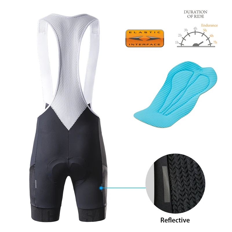 Santic велосипедные шорты мужские MTB шорты для езды на велосипеде импортировано из Италии ткань 4D Pad велосипедные шорты сетка дышащая велосипедная одежда