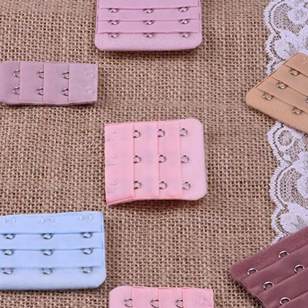 

36Pcs 2/3Rows Women Lady Adjustable Brassiere Strap Back Band Bra Extender Hook