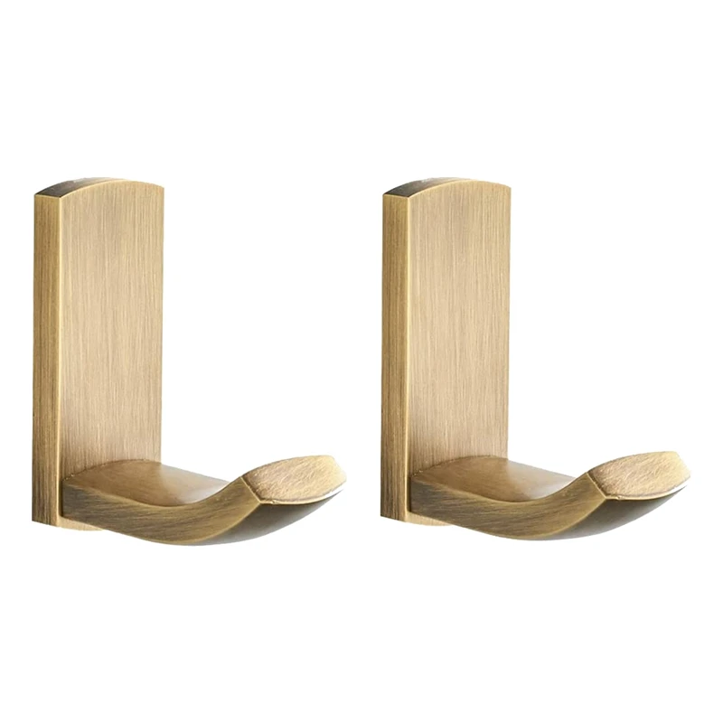 

Bath Towel Hooks,Wall Mount Antique Brass Finish Hook, for Bedroom,Living Room,Bathroom and Fitting Room,Office,2 Pack