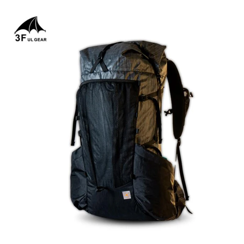 

3F UL GEAR YUE Lightweight durable Backpack with Frame 45+10L Outdoor Hiking Camping Travel Trekking Rucksack men woman
