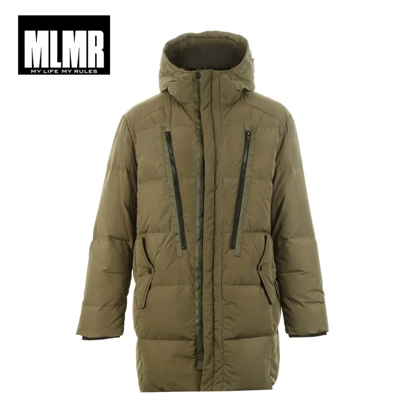 JackJones Для мужчин зимняя куртка средней длины теплая куртка-пуховик 218412523 | Мужская