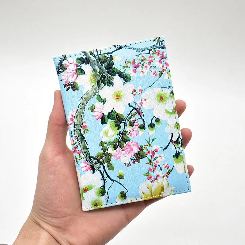 Модная дорожная Обложка HEQUN для паспорта женщин из искусственной кожи держатель