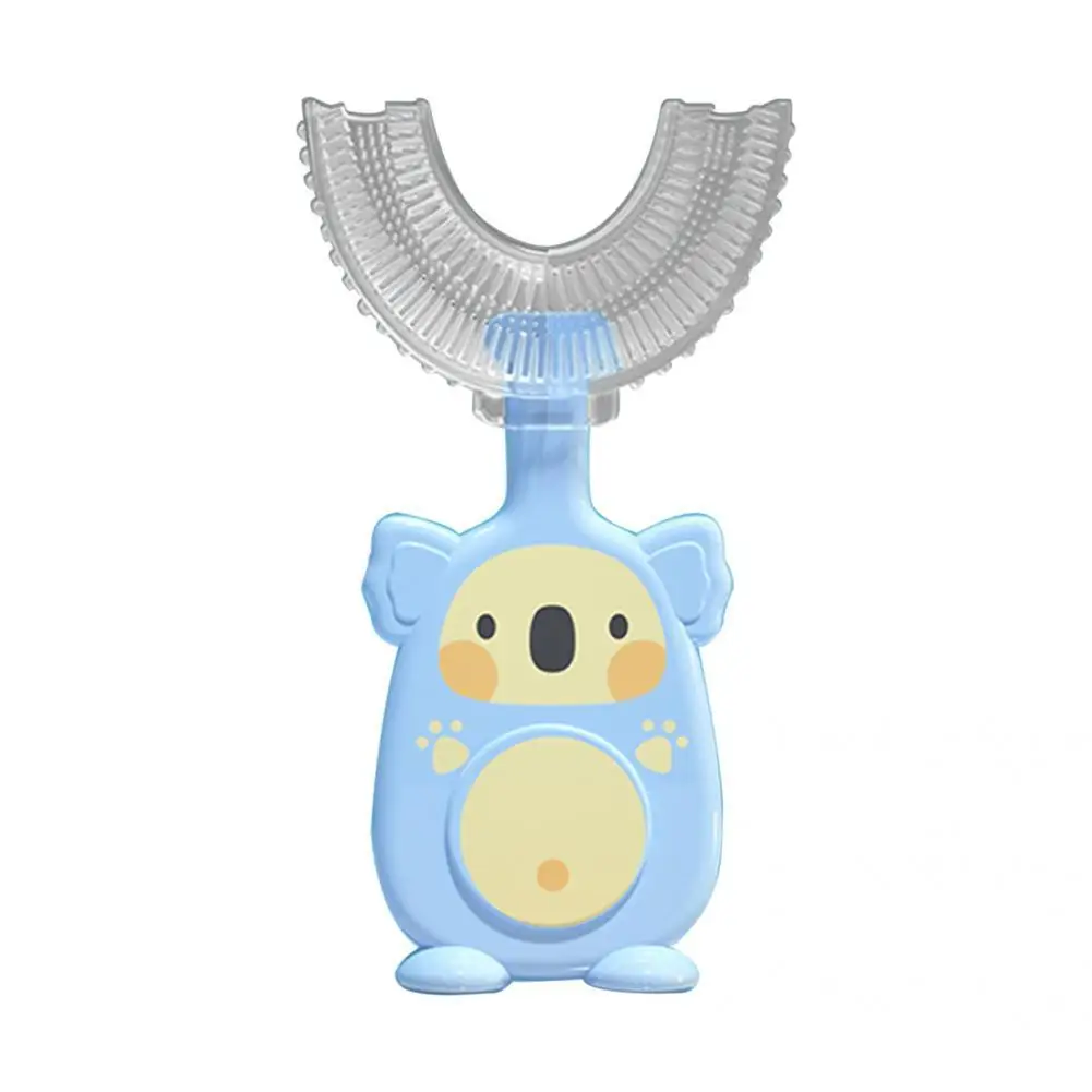 Unisex  Eco-friendly Baby Mouth-Cleaning Manual Toothbrush Hand-Held Children Toothbrush Non-slip   