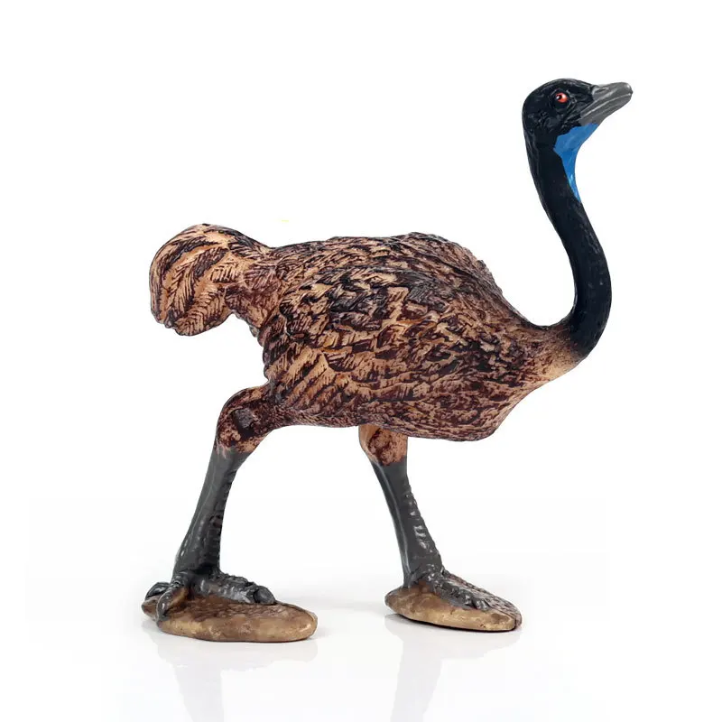 Детские модели диких животных австралийские страусы детские пластиковые